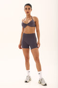 The MNML Sculpt Shorts - Plum Slate