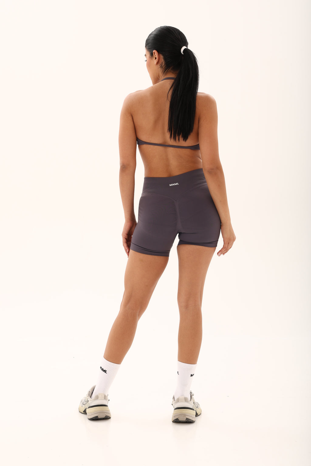 The MNML Sculpt Shorts - Plum Slate