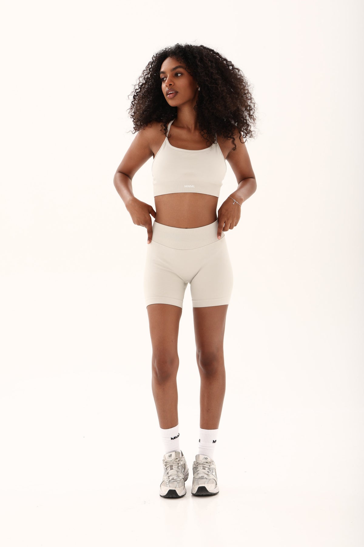 The MNML Sculpt Shorts - Oat
